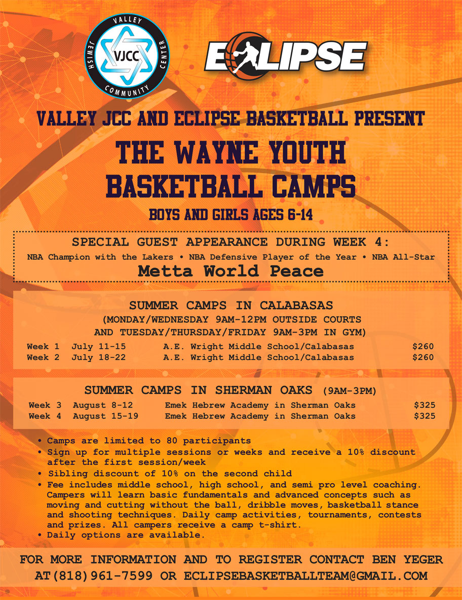 Sign up for the Eclipse Youth Basketball Camp
